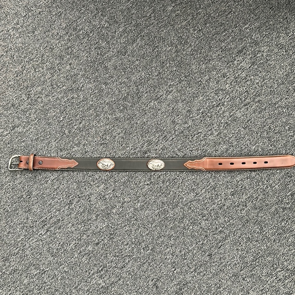 Kids leather belt